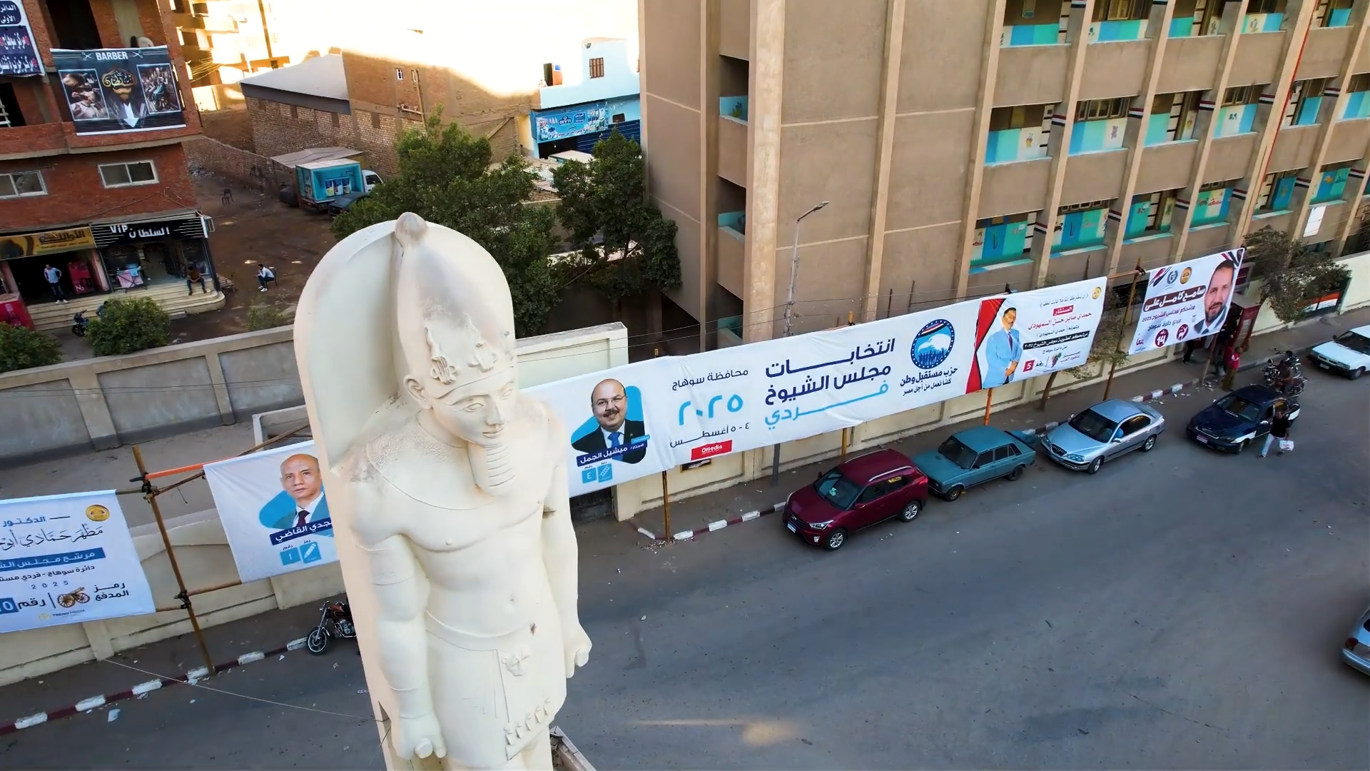 We are proud to have been responsible for the outdoor campaign for the Senate elections for Mostakbal Watan Party in Sohag.
